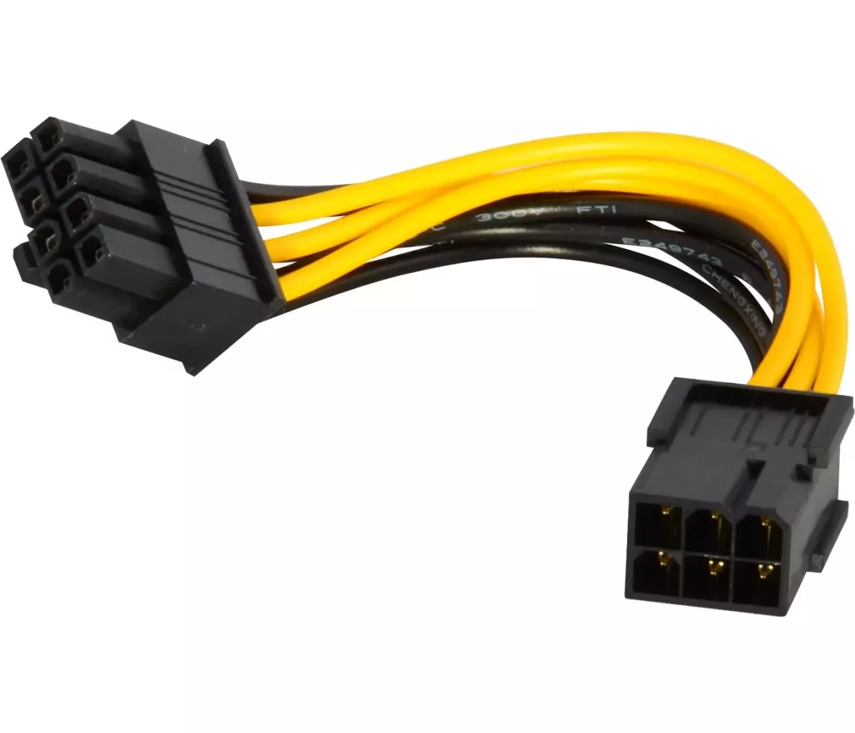 PCIe adapter 6 pin na 8 pin