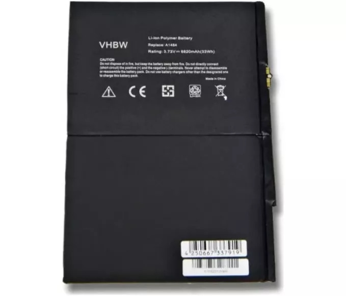 Baterija za Apple Ipad A1484, A1822, A1823, A1893,.. 3,73V 8820mAh