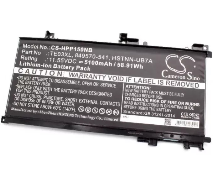 Baterija za HP Omen 15-AX, HP Pavilion 15-BC - 5100mAh 11,55V