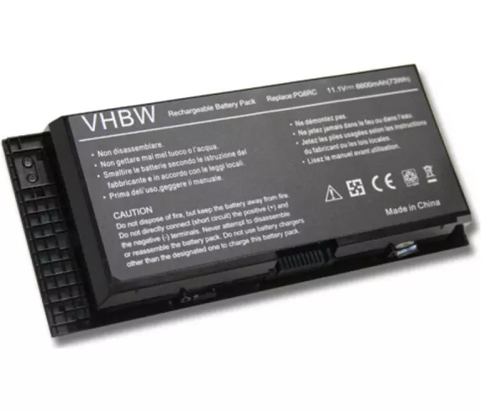 Baterija za Dell Precision M4600, M6800  - 6600mAh 11,1V