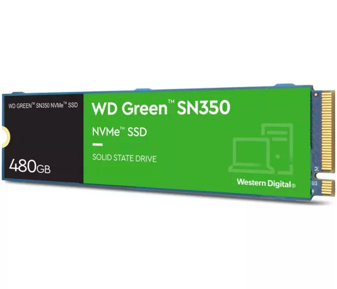 WD 480GB SSD GREEN SN350 M.2 NVMe