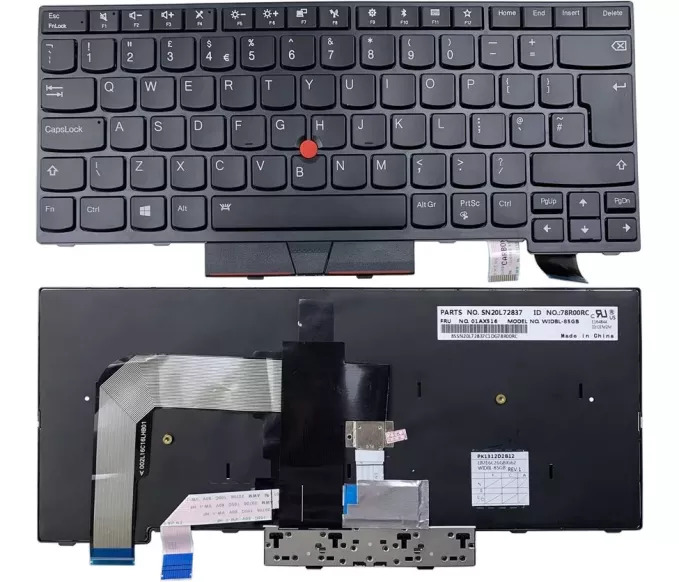Tipkovnica za Lenovo Thinkpad T470, T480