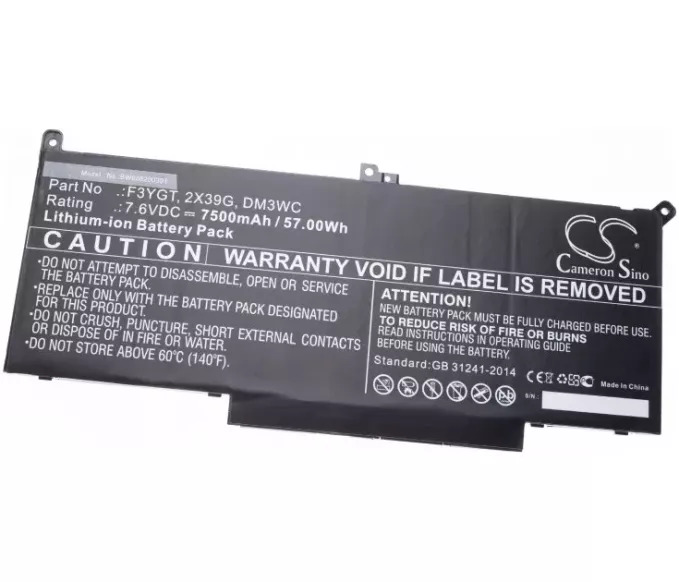 Baterija za Dell Latitude 7390, E7380, 7490,.. 7,6V 7500mAh