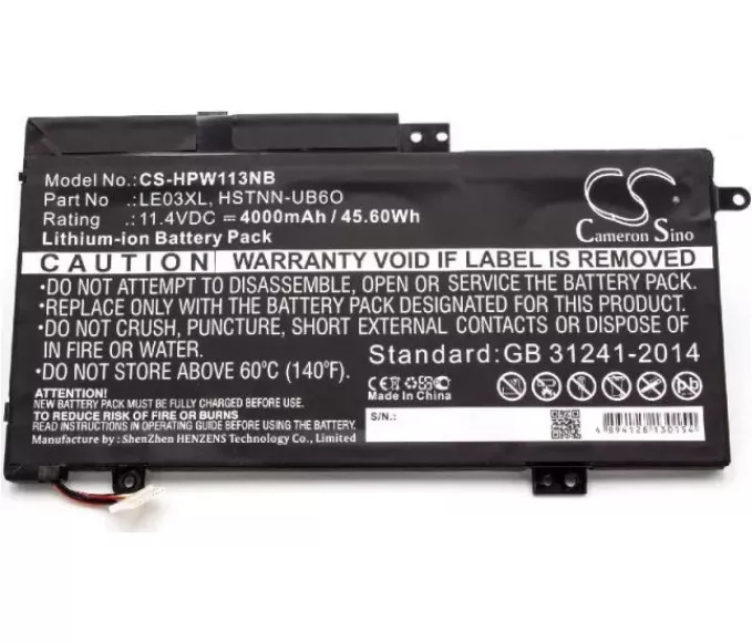 Baterija za HP Pavilion X360 13-S, 15-bk0 - 11,4V 4000mAh