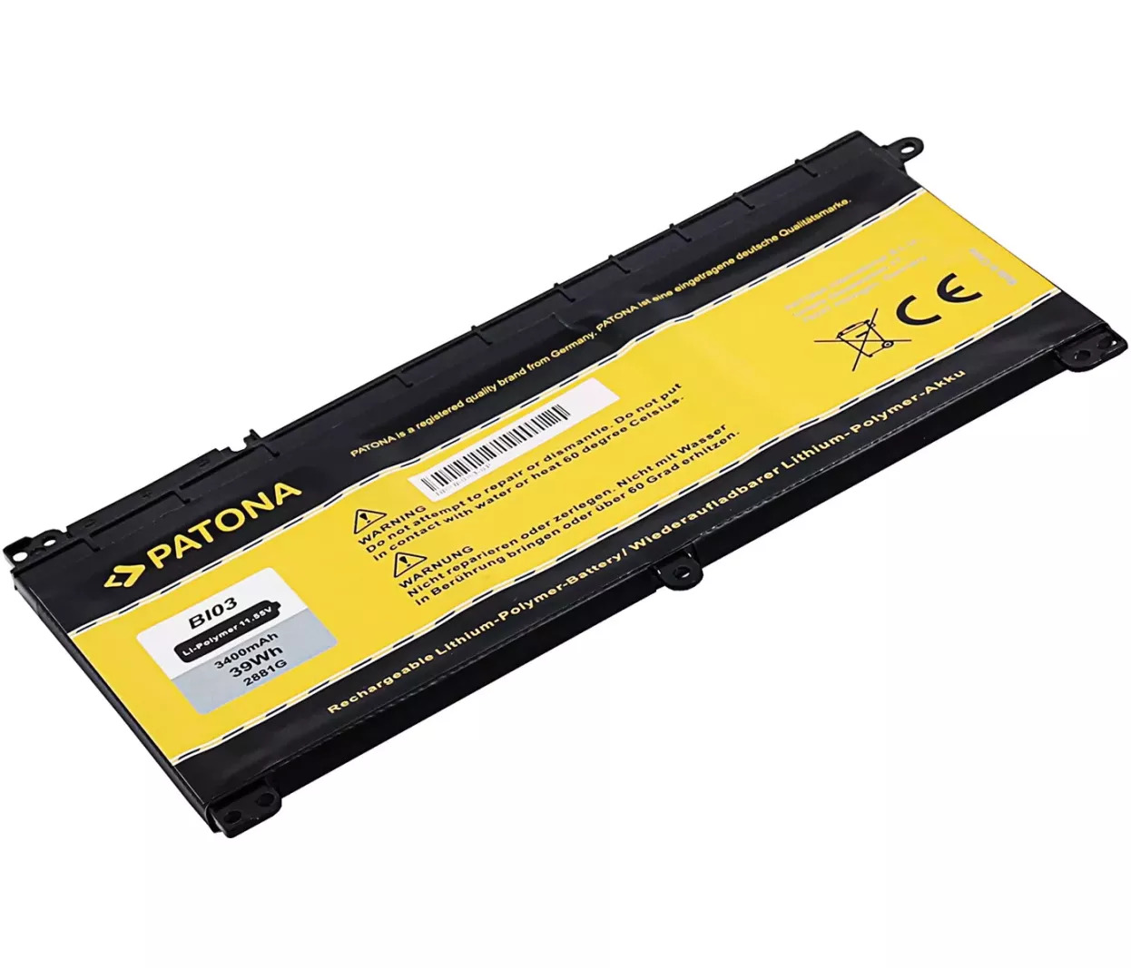 Baterija za HP Pavilion X360 13-u100,..  11,55V 3400mAh