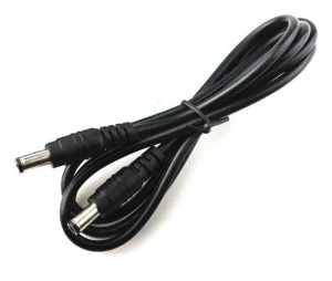 DC kabel z banano 5,5 x 2,1mm, 1,6m