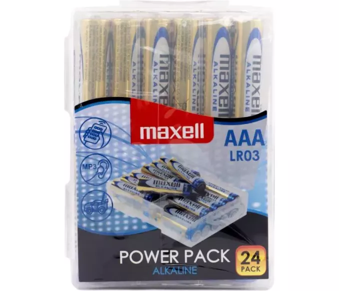 Maxell AAA baterije LR03 paket 24 kos