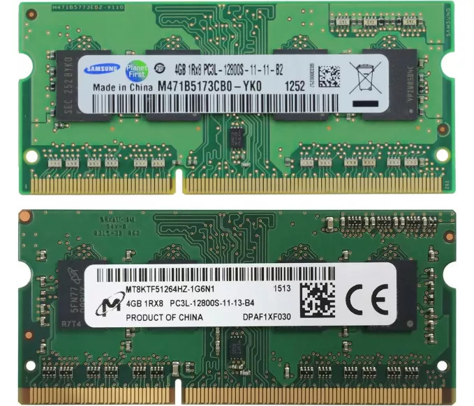 RAM SODIMM DDR3 L 4GB 800MHz