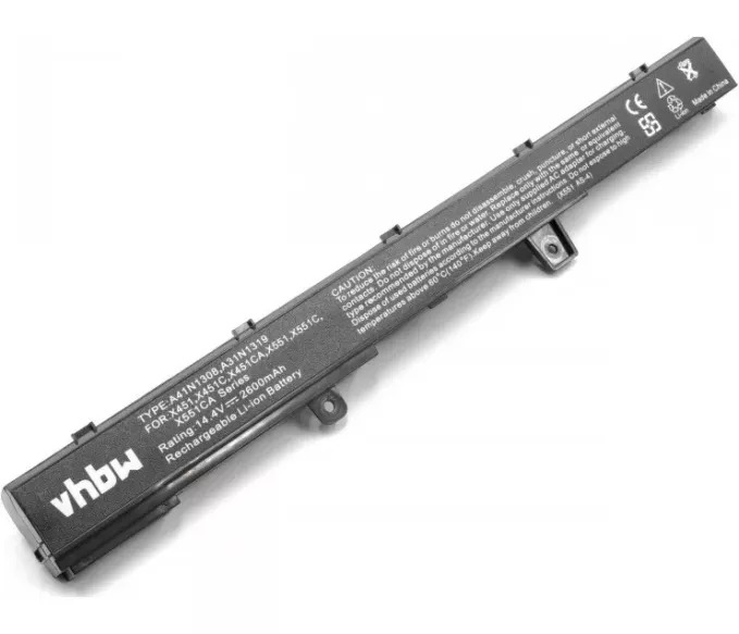 Baterija za Asus F451MA, F551CA, F551MA, X451CA,.. - 14,4V 2600mAh
