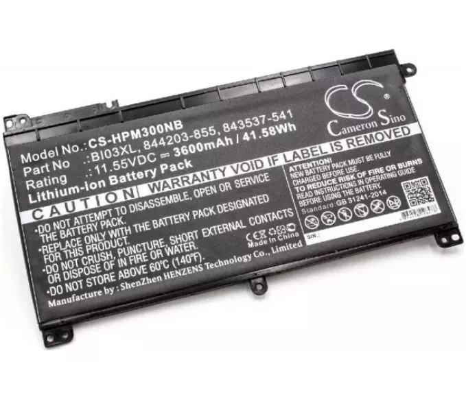 Baterija za HP Pavilion X360 13-u, Stream 14-AX,.. 11,55V 3600mAh