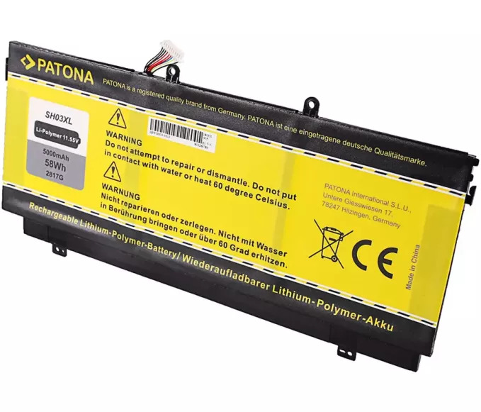 Baterija za HP Spectre x360 13-AC, 13-W0,.. - 14,8V 5800mAh