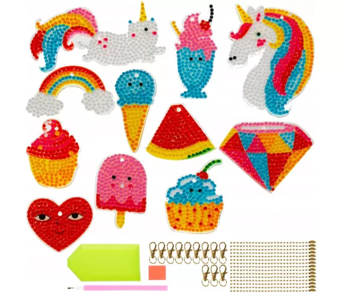 Diamantni mozaik z obeski