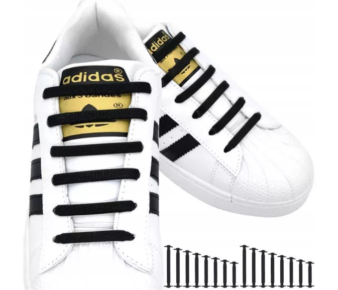 Silikonske vezalke - 16 kos