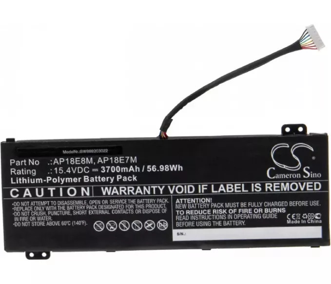 Baterija za Acer Aspire 7 A715-74 , AN517-51,.. 15,4V 3700mAh