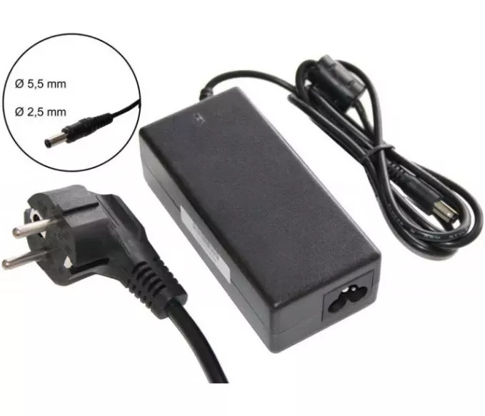 Napajalnik za monitorje 60W, 12V, 5A, 5,5 x 2,5 mm