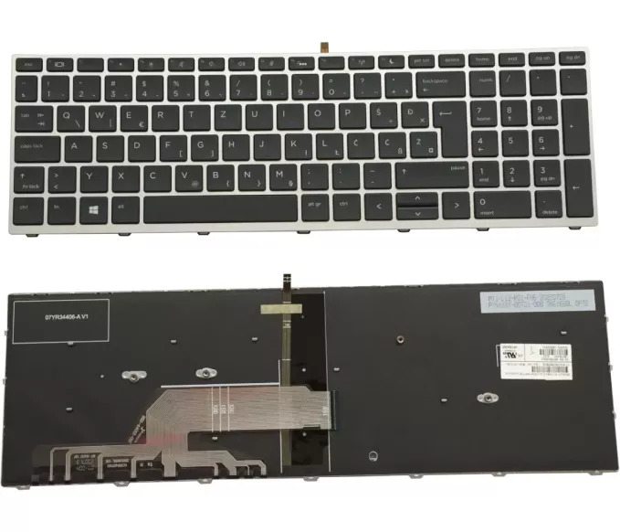 Slovnska tipkovnica za HP Probook 450 G5, 455 G5, 470 G5,..