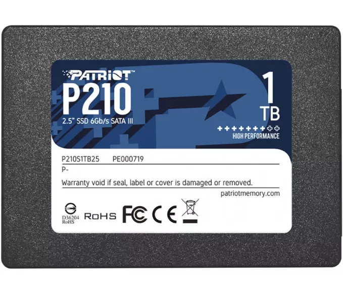 SSD disk 2,5 inch Patriot P210 1TB SATA 3