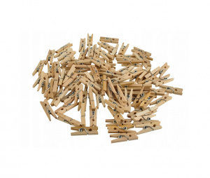 Mini lesene sponke za ustvarjanje - 100 kosov