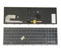 Tipkovnica za HP ZBook 15u G5, G6 - siva