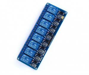 8 smerni rele za razvojne plošče - 5V, 10A, 250V