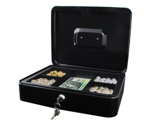 Malatec Velika kovinska blagajna za denar