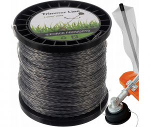 Bigstren Ojačana nitka za kosilnice z nitjo - kvadrat 2,4mm 100m