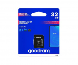 Spominska kartica GoodRam microSD 32GB class 10 UHS-I 100MBs z adapterjem