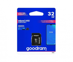 Spominska kartica GoodRam microSD 32GB class 10 UHS-I 100MBs z adapterjem