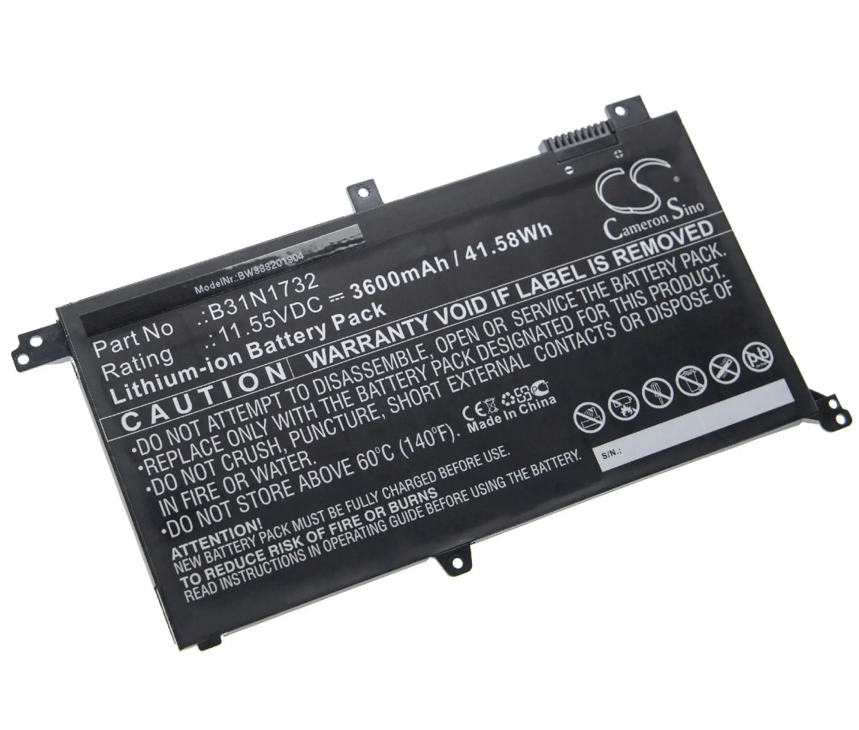 Baterija za Asus A571G, F571G, X571G,.. 11,55V 3600mAh
