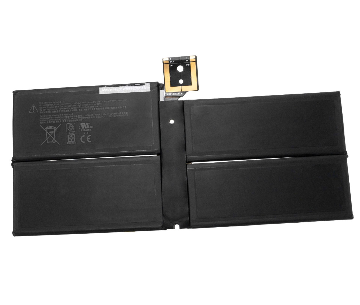 Baterija za Microsoft Surface Pro 5 1796 - 7,57V 5940mAh