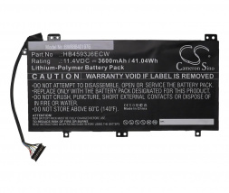 Baterija za Huawei MateBook 13 ustreza oznaki HB4593J6ECW-31 - 11,4V 3600mAh