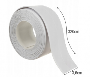 Tesnilni trak za kopalnico in kuhinjo - bele barve