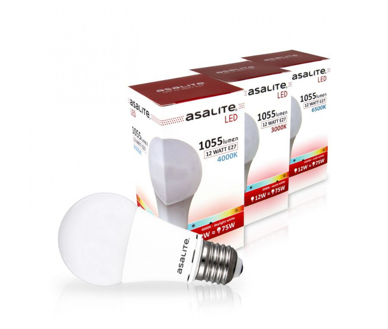 Asalite LED sijalka E27 12W 3000K 1055lm