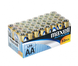 Maxell alkalne baterije AA LR06 - 32 kos