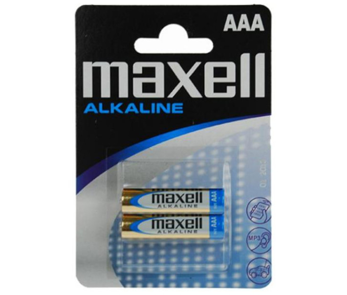 Maxell alkalne baterije AAA LR03 - 2 kos