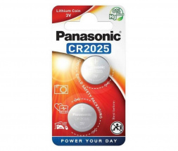 Panasonic CR2025 baterija - 2 kos