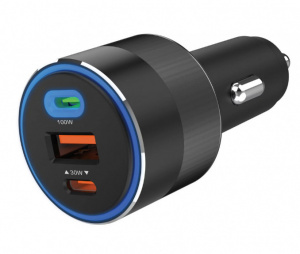Sadberg avtomobilski polnilnik 3in1 130W USB-C PowerDelivery