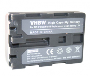 Baterija za Sony NP-FM50, NP-QM51,.. 7,4V 1400mAh