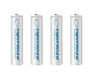 AAA polnilna baterija Ni.MH 1000mAh Esperanza 4 kos