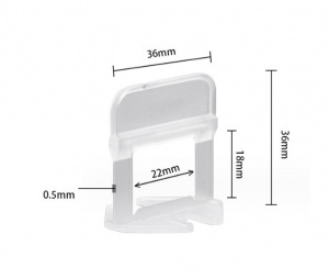 Distančniki za ploščice 0,5mm - 100 kos