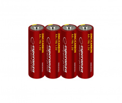 Ogljik-cink baterije AA Esperanza 4 kos
