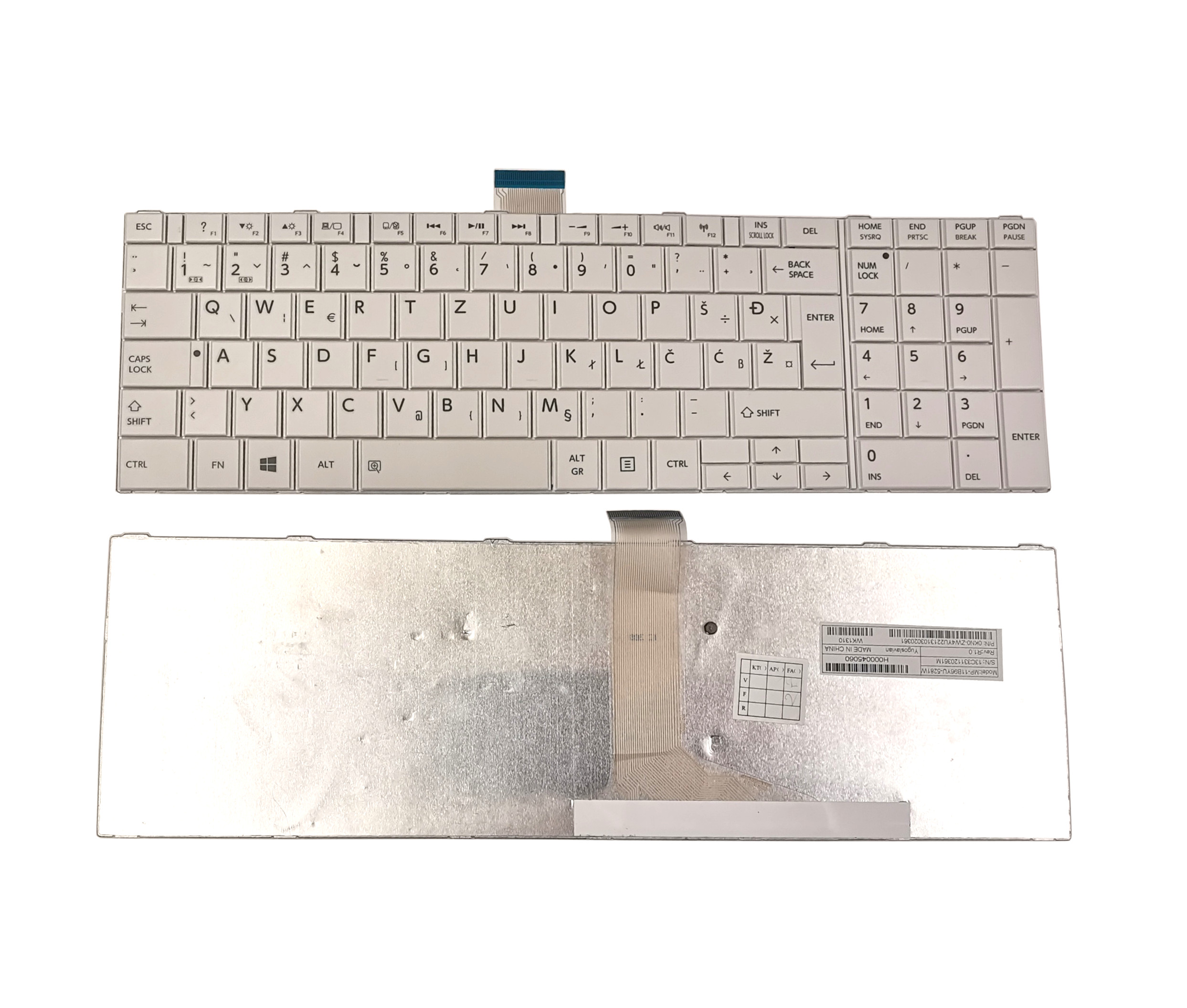 Tipkovnica za Toshiba Satellite L850, L850D, L855, L855D,.. 2