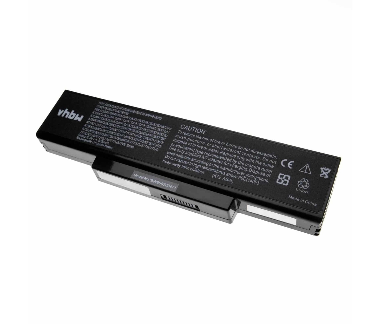 Baterija za Asus A72, K72, K73, N71,.. 10,8V 5200mAh