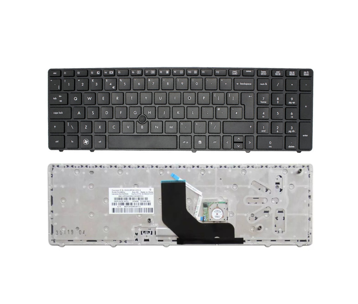 Tipkovnica za HP Probook 6560B, 6565B, 6570B, 6575B, 8570P, 8560P,..