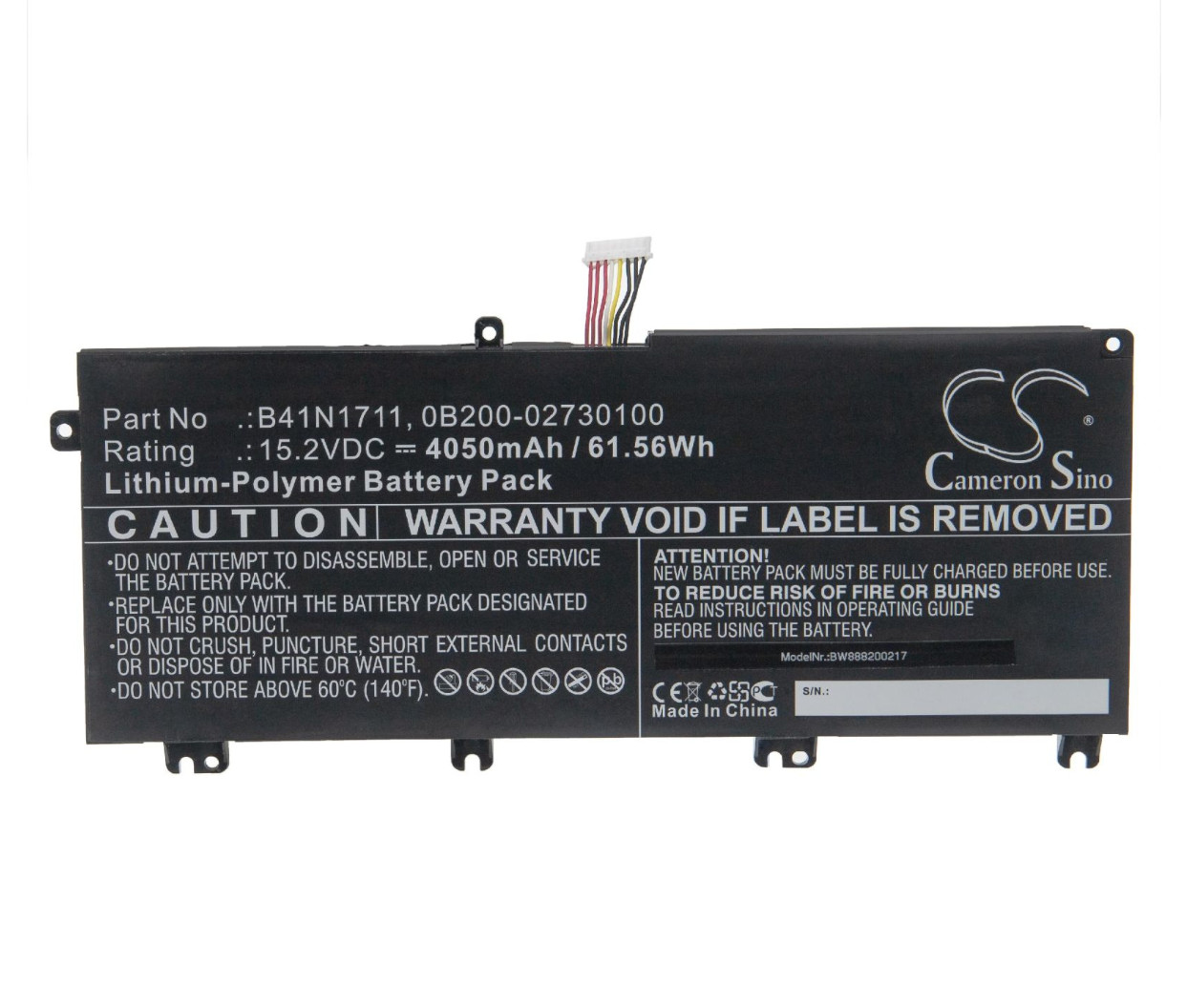 Baterija za Asus ROG GL503GE, GL503VD, GL503VM, GL703GE,.. 15,2V 4050mAh