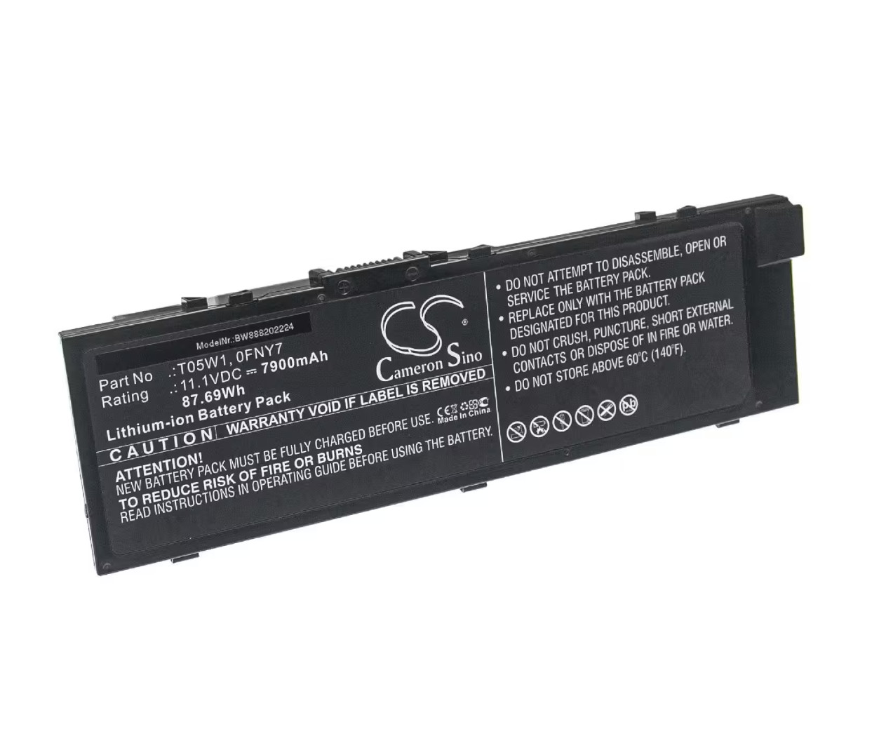 Baterija za Dell Precision 15 7000, 7510, 7520,.. 11,1V 7900mAh