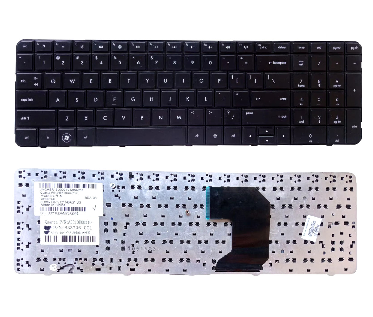 Tipkovnica za HP Pavilion G7-1000, G7-1100, G7-1200,..