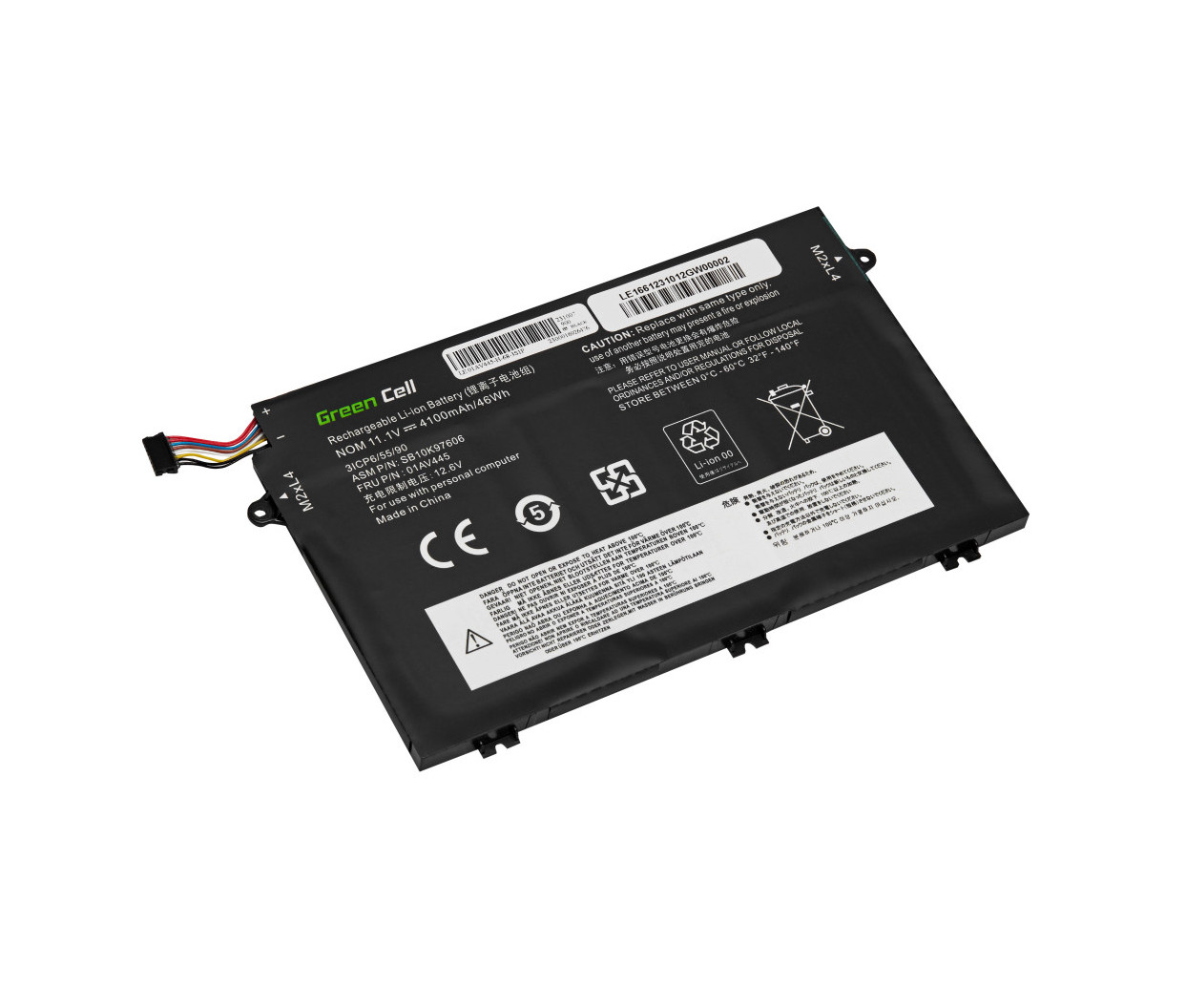 Baterija za Lenovo ThinkPad E480, E485, E490, E495, E580,.. 11,1V 4100mAh