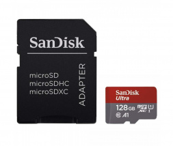 Spominska kartica SanDisk Ultra microSDXC 128GB 140MBps A1 Class 10 UHS-I