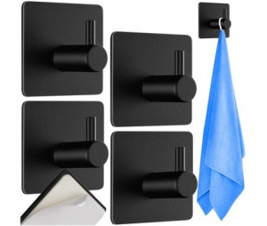 Samolepilni obešalniki za kopalnico Ruhhy 4 kos